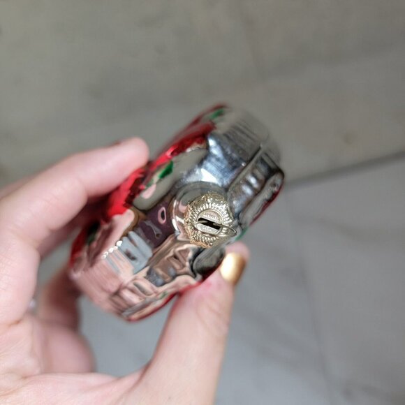 W. Germany Glass Poinsetta Christmas Ornament # 517 - Picture 5 of 6